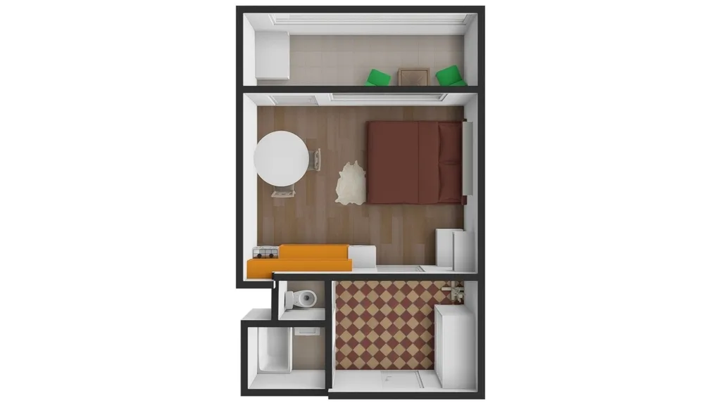 Pronájem bytu, 1+kk, 32 m² — foto 12